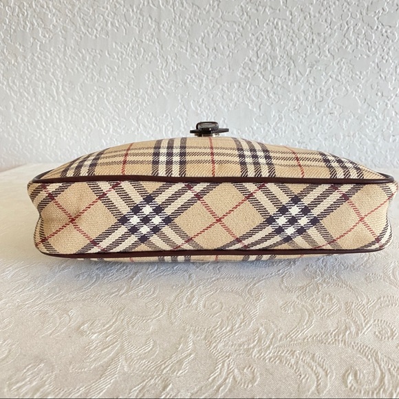 Burberry check canvas shoulder bag - Picture 3 of 11